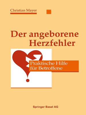 cover image of Der angeborene Herzfehler